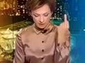 Житомир: Российскую телеведущую уволили после «fuck» в прямом эфире