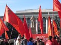 Житомир: Коммунисты в Житомире празднуют годовщину Октябрьской революции
