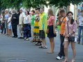 Житомир: В Житомире состоялась акция в поддержку украинского языка